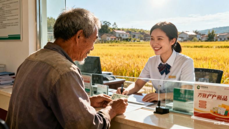 定存利率跌至1.7%,银行理财下村“抢农民”